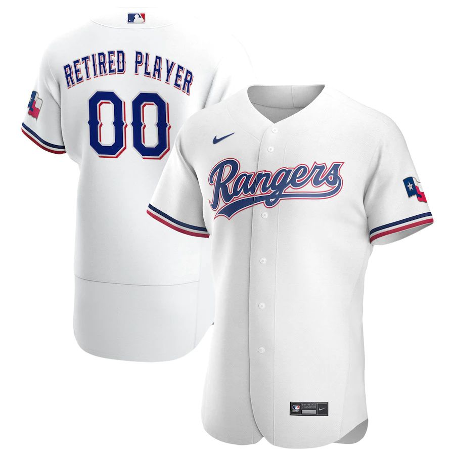 Mens Texas Rangers Nike White Home Pick-A-Player Retired Roster Authentic MLB Jerseys->texas rangers->MLB Jersey